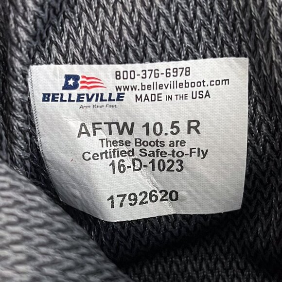 Belleville Combat Boot AFTW 16-D-1023 Goretex Vibram Safe Fly USA Made Size 10.5 - Picture 12 of 15